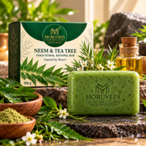neem 1 NEEM & TEA TREE TRADITIONAL BATHING BAR