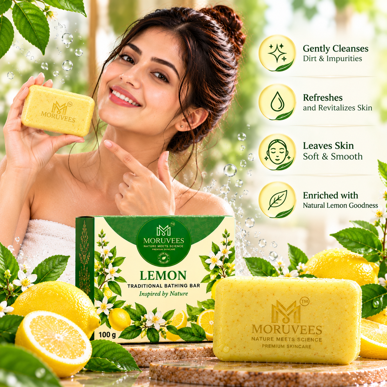 LEMON TRADITIONAL BATHING BAR - Image 3