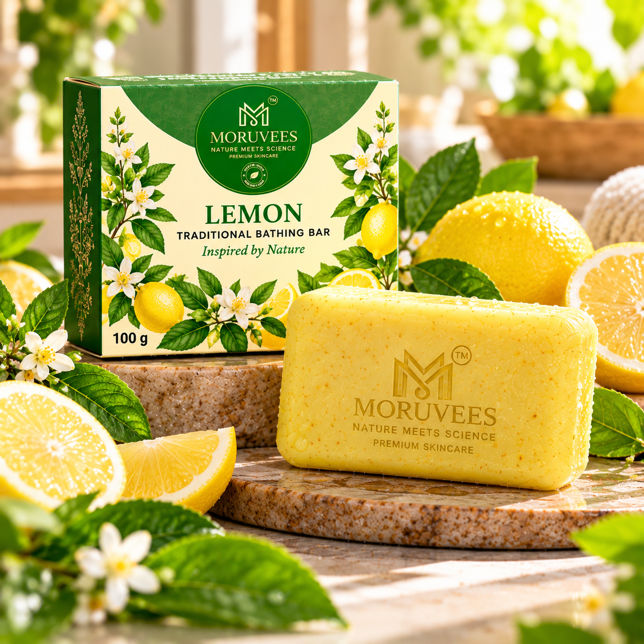 LEMON TRADITIONAL BATHING BAR